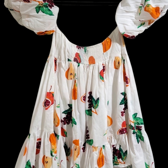 Urban Outfitters Women's Summer In Italy Off Shoulder Mini Dress Size M Colorful - Picture 9 of 16